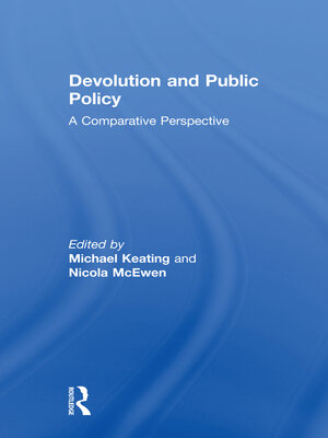 cover image of Devolution and Public Policy
